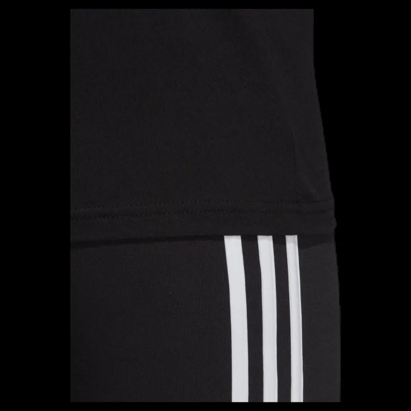 adidas Essentials Linear Slim Tee Black / White Svart