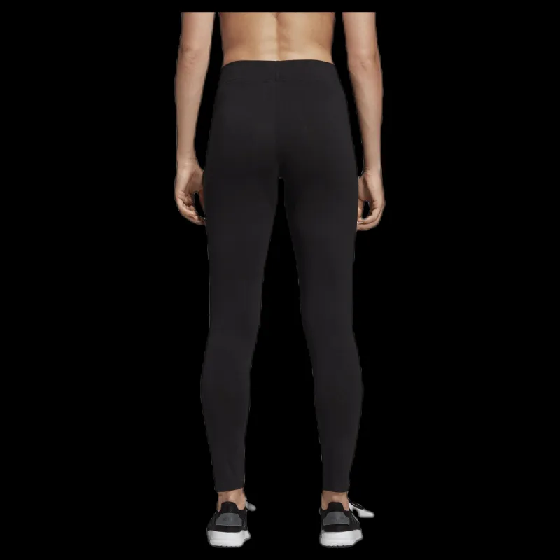 adidas Essentials Linear Tight Black / White Svart Clearance