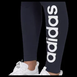 adidas Essentials Linear Tight Legend Ink / White Blå Online