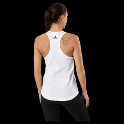 adidas Essentials Loose Tank Top White / Black Vit Hot