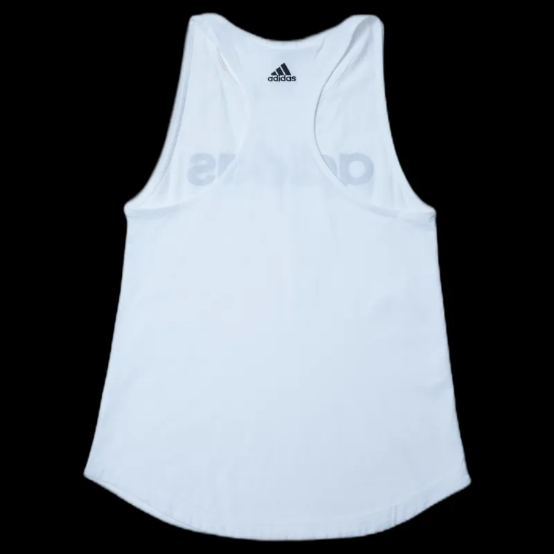 adidas Essentials Loose Tank Top White / Black Vit Hot