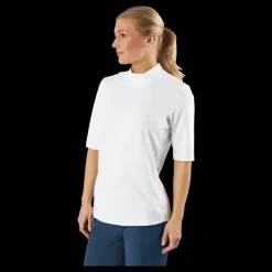 adidas Essentials Mock Polo Shirt White Vit Best