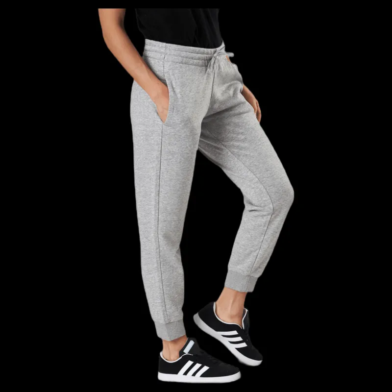 Hot adidas Essentials Regular Tapered Cuffed 7/8 Pant Medium Grey Heather / White Grå