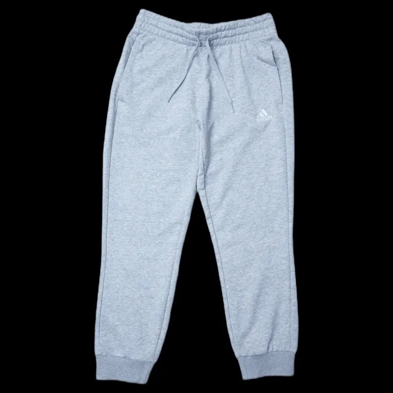 Hot adidas Essentials Regular Tapered Cuffed 7/8 Pant Medium Grey Heather / White Grå