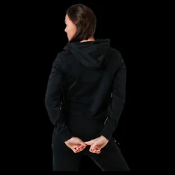Sale adidas Essentials 3S Full Zip Hoodie Black / White Svart