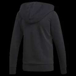 Sale adidas Essentials 3S Full Zip Hoodie Black / White Svart