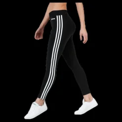Discount adidas Essentials 3S Tight Black / White Svart