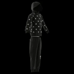 Clearance adidas Essentials Seasonals Brand Love Tracksuit Black Svart
