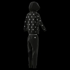 Clearance adidas Essentials Seasonals Brand Love Tracksuit Black Svart