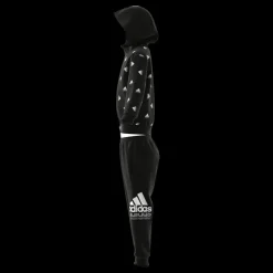 Clearance adidas Essentials Seasonals Brand Love Tracksuit Black Svart