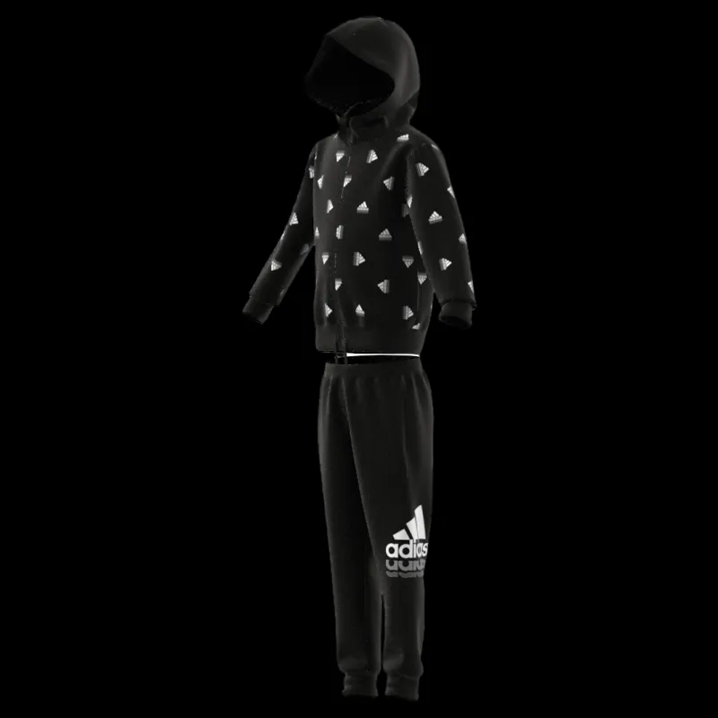 Clearance adidas Essentials Seasonals Brand Love Tracksuit Black Svart