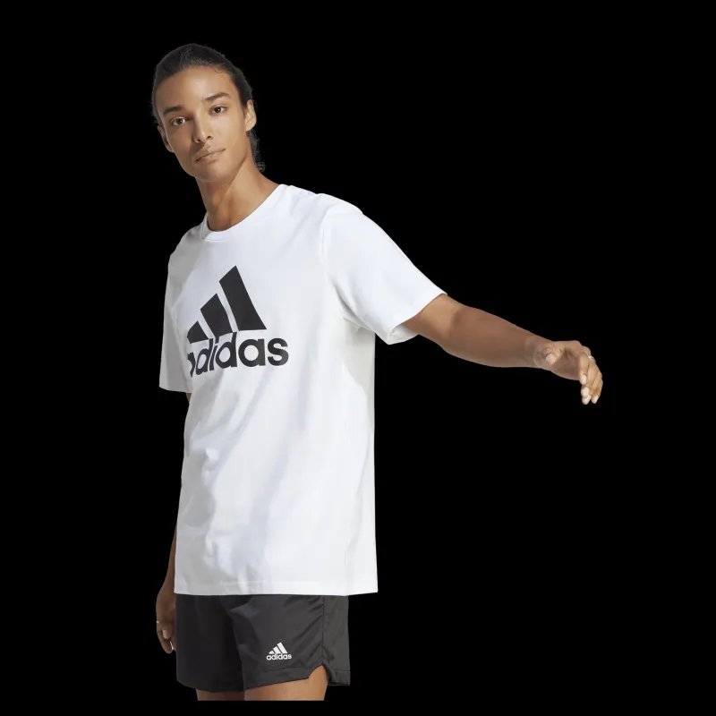 Best adidas Essentials Single Jersey Big Logo T-Shirt White Vit