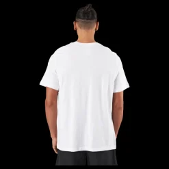 adidas Essentials Single Jersey Linear Embroidered Logo T-Shirt White Vit Outlet