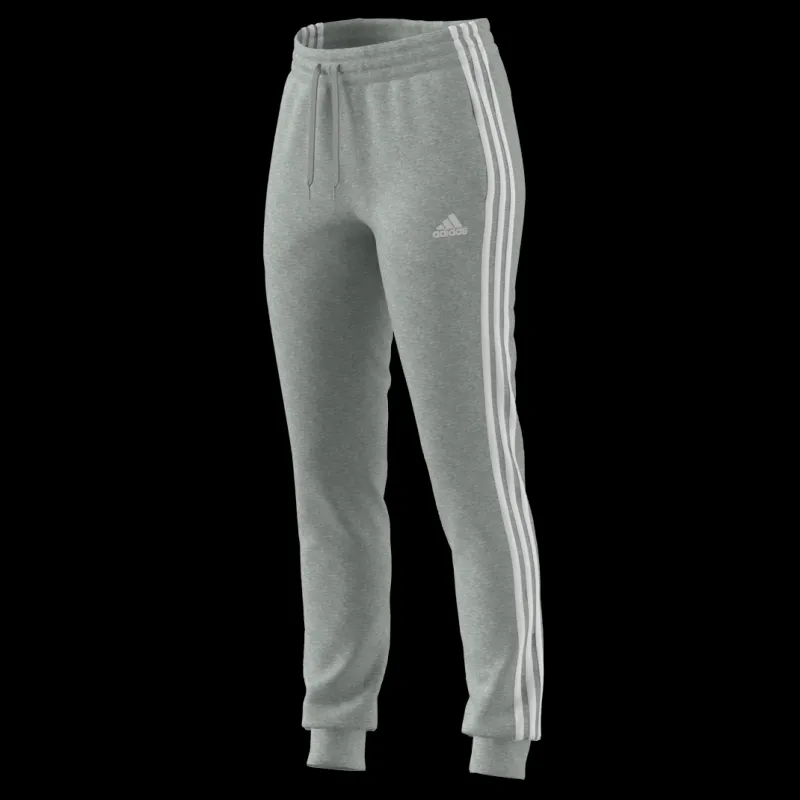 Online adidas Essentials Single Jersey 3-Stripes Joggers Medium Grey Heather / White Grå och Vit