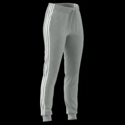 Online adidas Essentials Single Jersey 3-Stripes Joggers Medium Grey Heather / White Grå och Vit