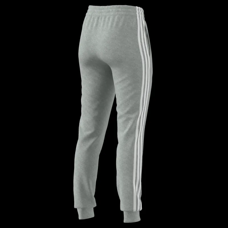 Online adidas Essentials Single Jersey 3-Stripes Joggers Medium Grey Heather / White Grå och Vit
