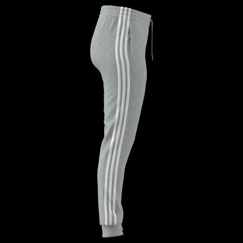 Online adidas Essentials Single Jersey 3-Stripes Joggers Medium Grey Heather / White Grå och Vit