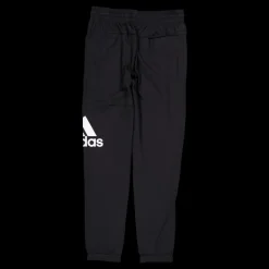 adidas Essentials Single Jersey Tapered Badge of Sport Joggers Black Svart Sale