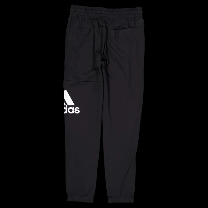 adidas Essentials Single Jersey Tapered Badge of Sport Joggers Black Svart Sale