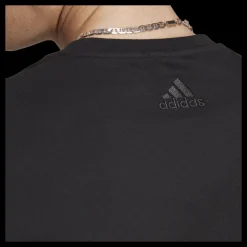 Sale adidas Essentials Single Jersey Big Logo T-Shirt Black / White Svart