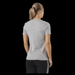 Best adidas Essentials Slim T-Shirt Medium Grey Heather / White Grå