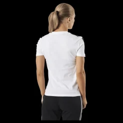 adidas Essentials Slim T-Shirt White / Black Vit Outlet