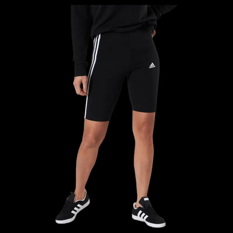 adidas Essentials 3-Stripes Bike Shorts Black / White Svart Online