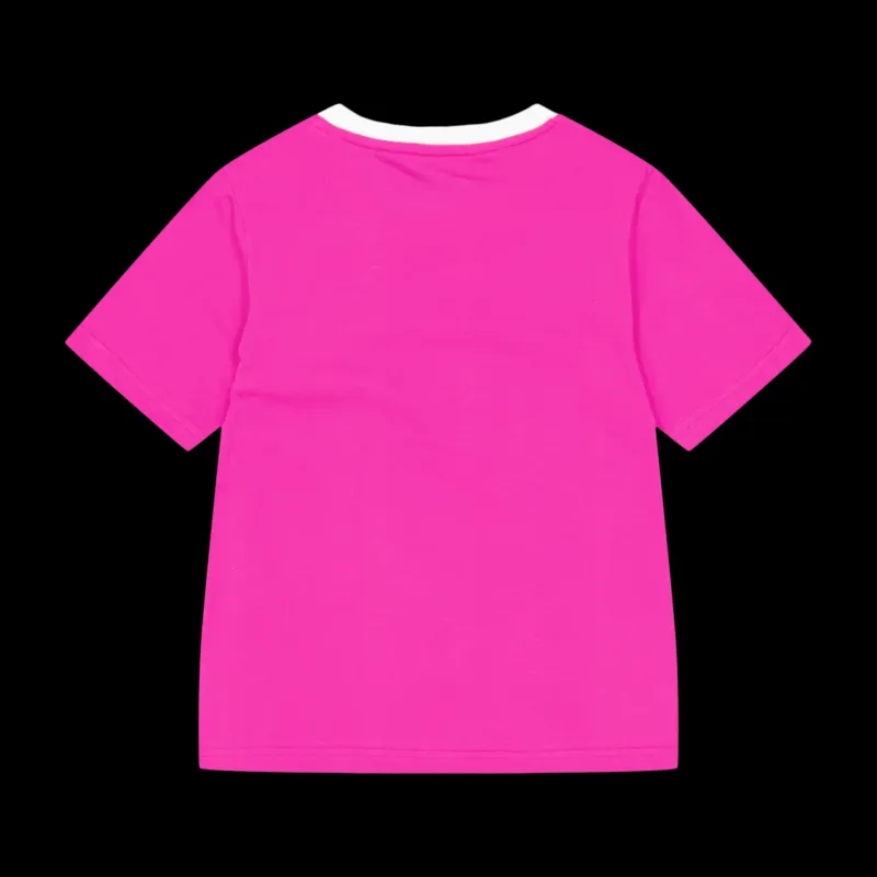 Hot adidas Essentials 3-Stripes Cotton Loose Fit Boyfriend T-Shirt Selufu/White Rosa