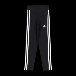 Hot adidas Essentials 3-Stripes Cotton Leggings Black Svart