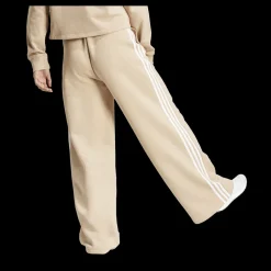 adidas Essentials 3-Stripes Fleece Wide Joggers Beige Best