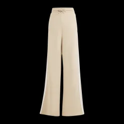 adidas Essentials 3-Stripes Fleece Wide Joggers Beige Best