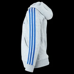 Discount adidas Essentials 3-Stripes Hoodie Medium Grey Heather Grå
