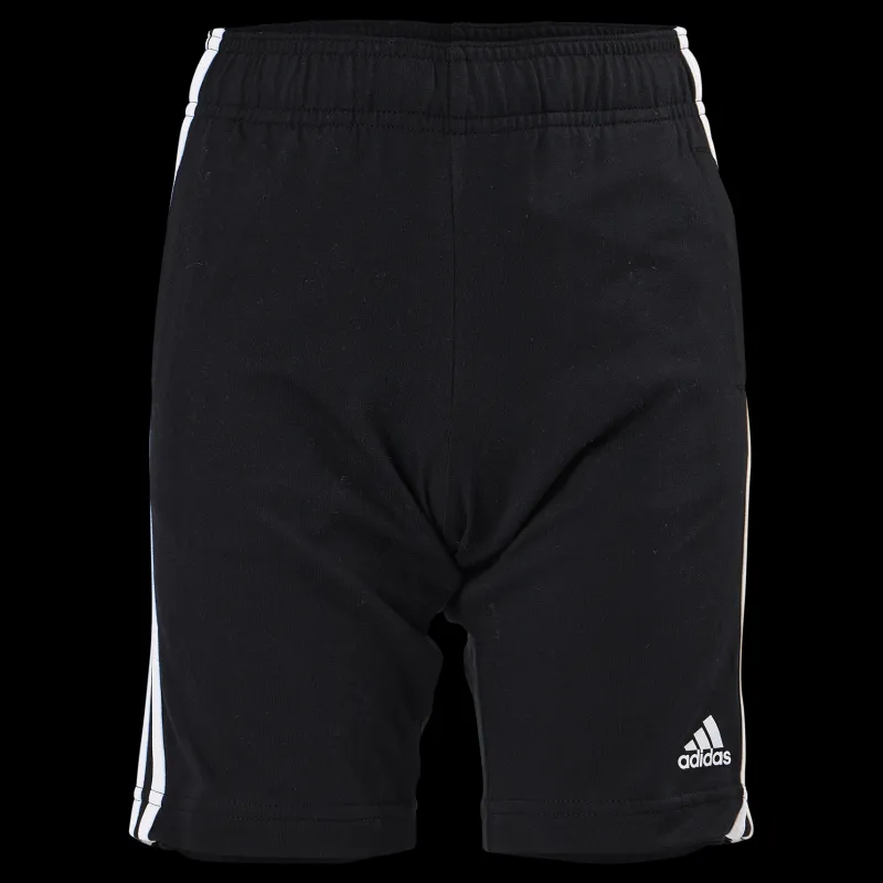 adidas Essentials 3-Stripes Knit Shorts Black Svart New