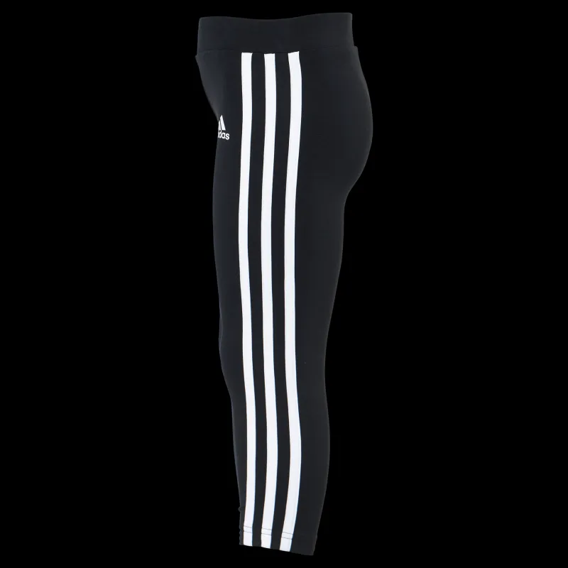 New adidas Essentials 3-Stripes Leggings Black / White Svart