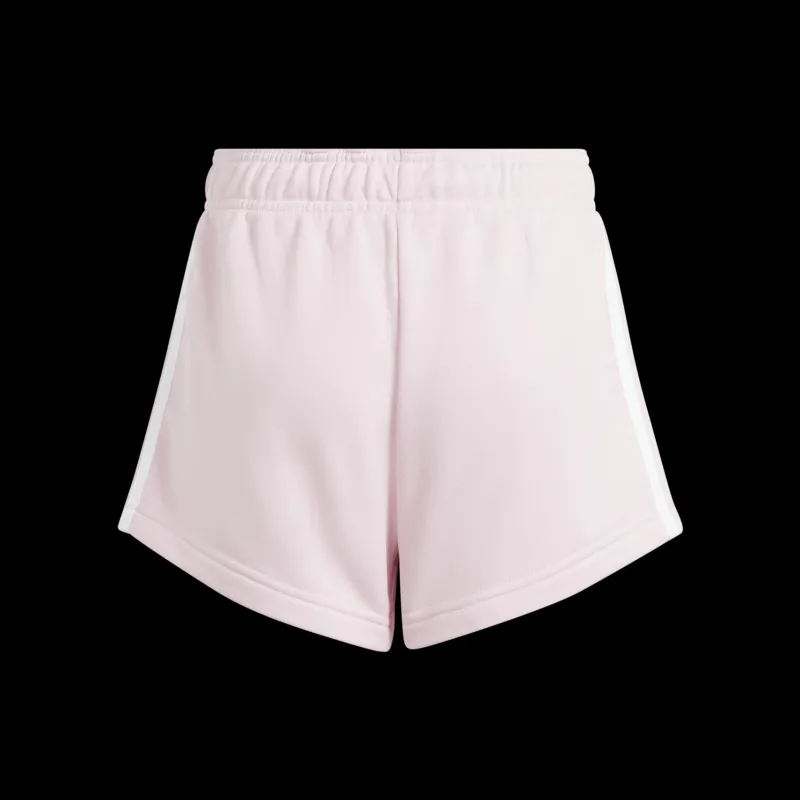 adidas Essentials 3-Stripes Shorts Clear Pink / White Vit Hot