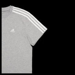 Online adidas Essentials 3-Stripes Single Jersey Crop Top Medium Grey Heather Grå