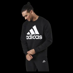 Clearance adidas Essentials Sweatshirt Black / White Svart