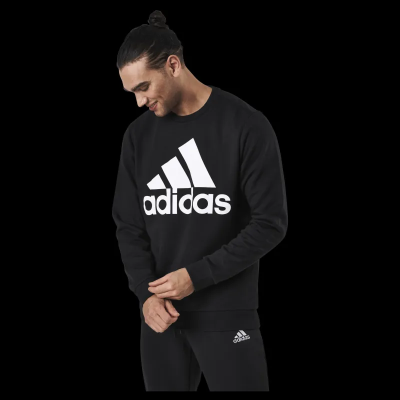 Clearance adidas Essentials Sweatshirt Black / White Svart