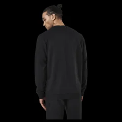 Clearance adidas Essentials Sweatshirt Black / White Svart