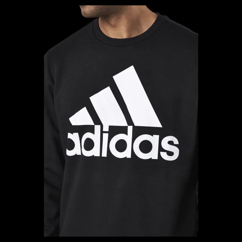Clearance adidas Essentials Sweatshirt Black / White Svart