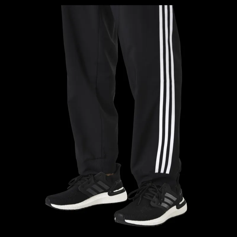 Hot adidas Essentials Tapered Cuff 3 Stripes Pants Black Svart