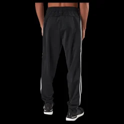 New adidas Essentials Warm-Up Tapered 3-Stripes Tracksuit Bottoms Black Svart
