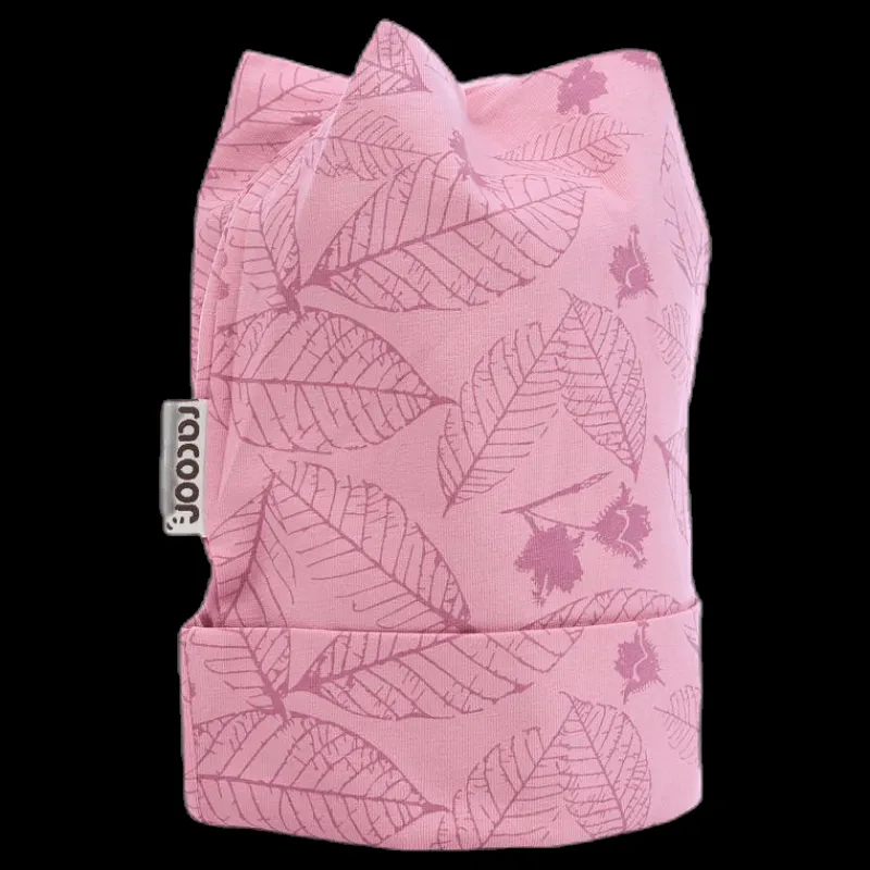 Racoon Eva Leaf Hat Pink Rosa Discount
