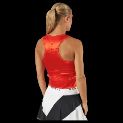 BOW19 Evy Tank Top Red Metallic Flerfärgad Hot