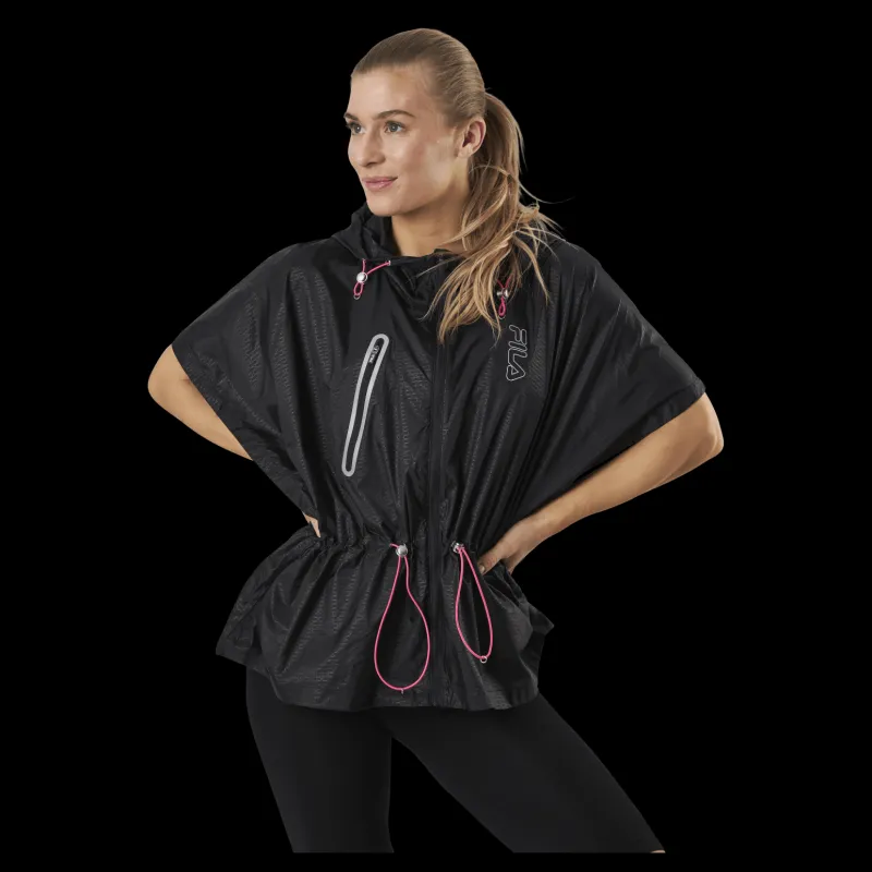 Sale Fila Eydie Wind Poncho Black Svart