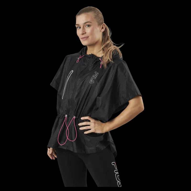 Sale Fila Eydie Wind Poncho Black Svart