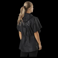 Sale Fila Eydie Wind Poncho Black Svart
