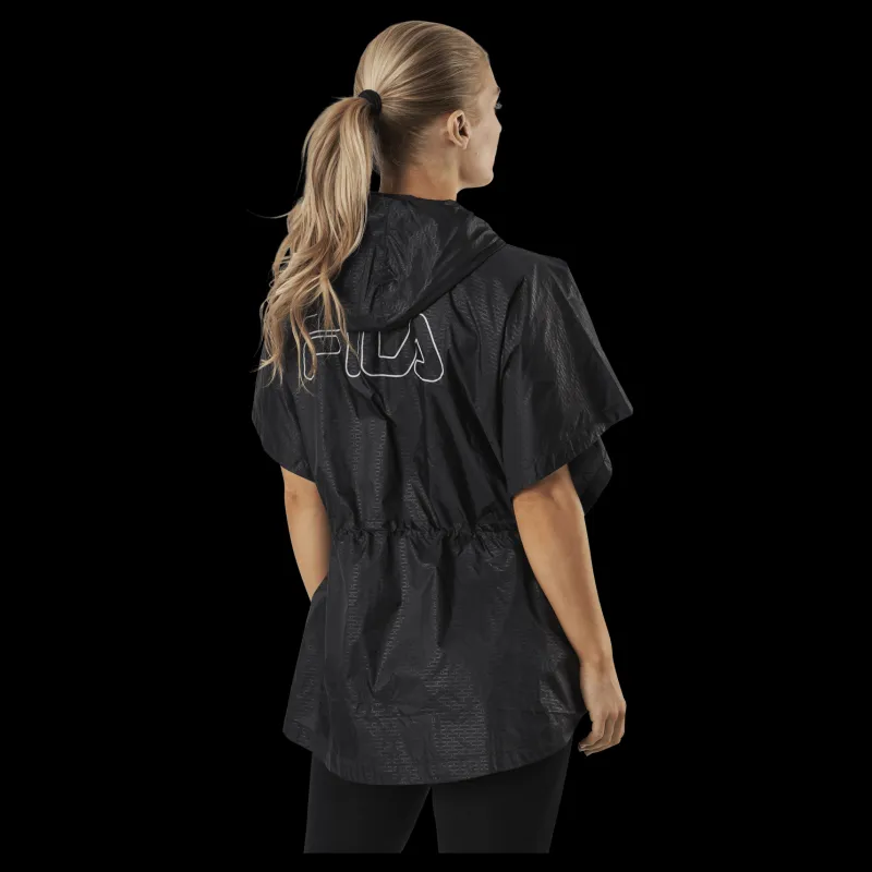Sale Fila Eydie Wind Poncho Black Svart
