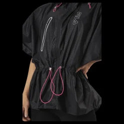 Sale Fila Eydie Wind Poncho Black Svart