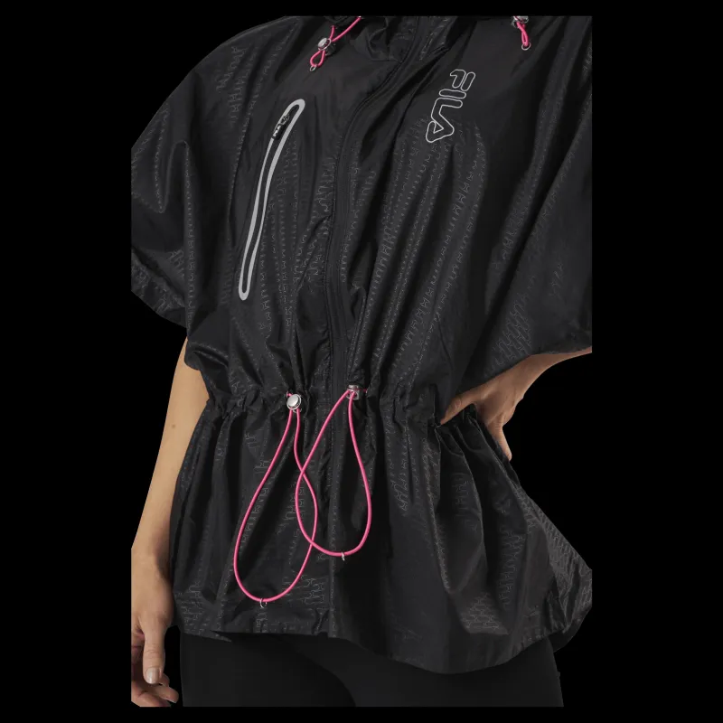 Sale Fila Eydie Wind Poncho Black Svart